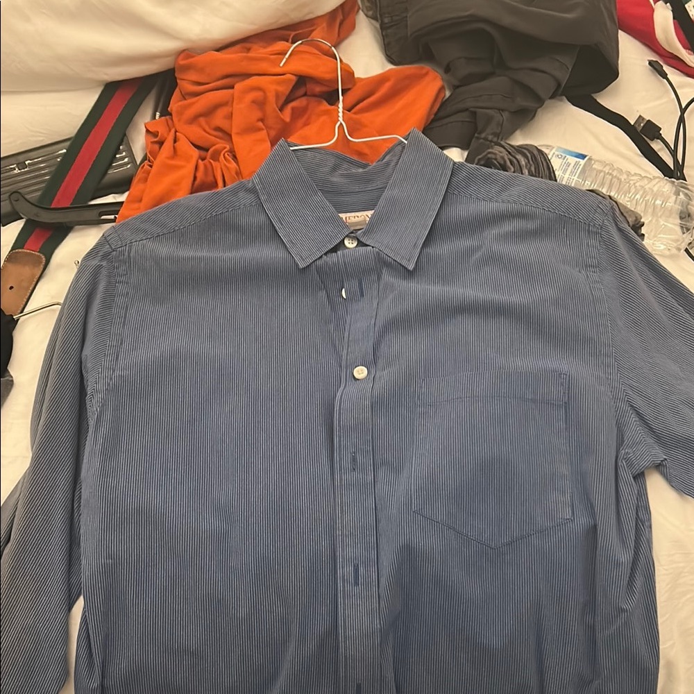 Merona Blue Long Sleeve Tee Shirt